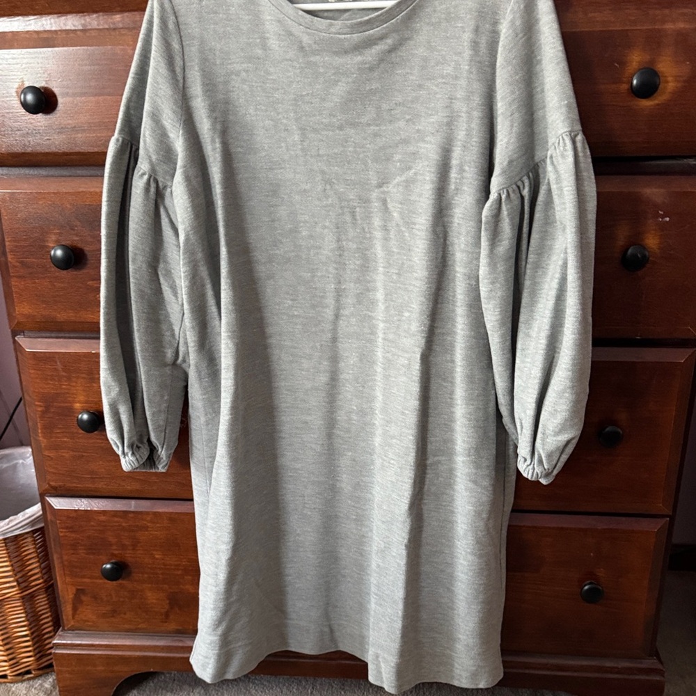 Lou & Grey Heather Gray Knit Top